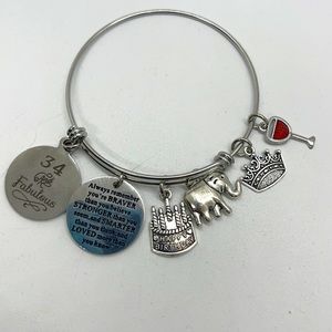 34th Birthday Bracelet Gift